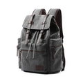 Fashion Unisex Vintage Waterproof Laptop Backpack Large Canvas for Sport Travel School Use