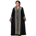 CCY Manufacturers Cheap Muslim Rhinestone Abaya Dresses Dubai V Neck African Women Long Dress Abaya