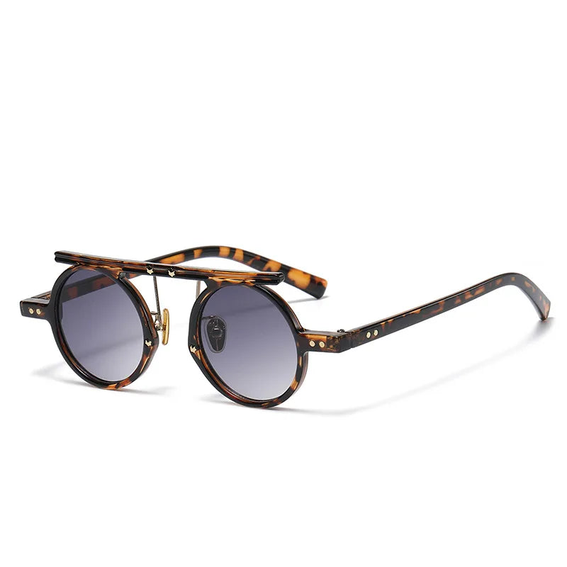 GWTNN OEM Gafas De Sol Redondas Transparetnes Plastic Round Frame Women Sunglasses