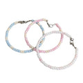 Simple Beads Memory Wire Ring Bracelet Trendy Charm Bracelets for Teen Girls Fine Jewelry Gift