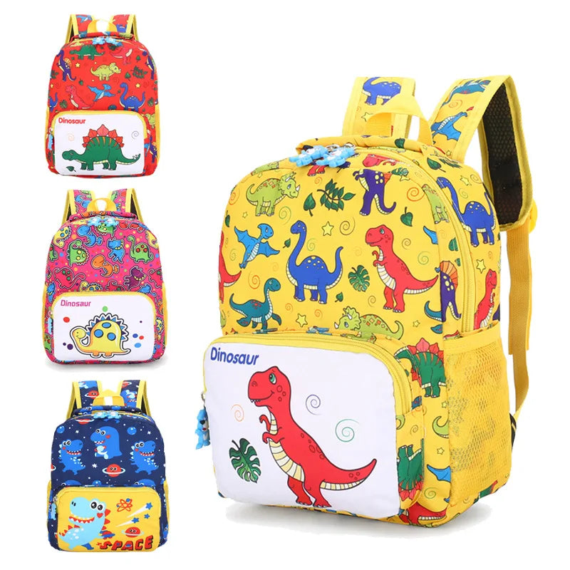 Twinkle Cartoon Dinosaur Kindergarten School Bag Large-capacity Durable Schoolbag Kid Backpack