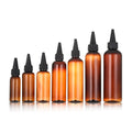 Wholesale Empty Amber  Shampoo  Eye Ear Cleanser Squeeze Plastic Hair Oil Bottle 50ml