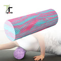 TTSPORTS Natural EVA Yoga Shaft Pilates Fitness Solid  Muscle Relax Yoga Foam Roller