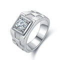 Fashion Jewelry Moissanite Chevron Inexpensive Rings Minimalist Engagement Ring Men's Ring