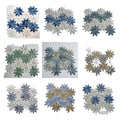 Modern Flower Pattern Marble Mosaic Sheet 12"x12" for Hotel Interior Wall and Flooring Tiles with Parquet Design