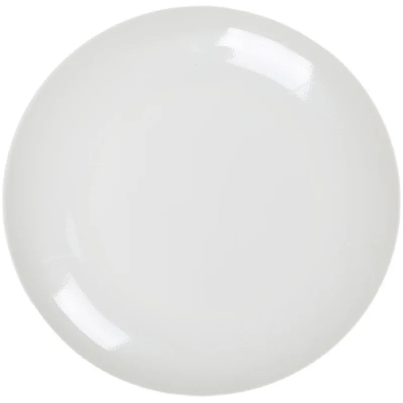 Wholesale Eco-Friendly A5 White Rustic Melamine Dinner Plate Unbreakable Round Square with Floral Design 10pcs Minimum