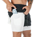 Wholesale 100% Polyester Mid Waist Gym Shorts for Men Casual Board Shorts Mesh Pocket 3D Workout Compression Fitness Shorts