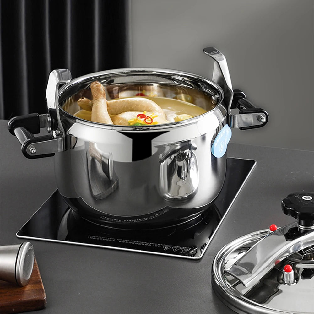 Explosion Proof Pressure Cooker From Factory Directly With Multiple Safety Devices Easy Clean Stainless Steel Pressure Cooker
