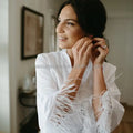 Feather Long Satin Elegant Bridal Lace Robe for Bridal Party Bridesmaid Gift Plus Size Breathable Quick Dry Full Length