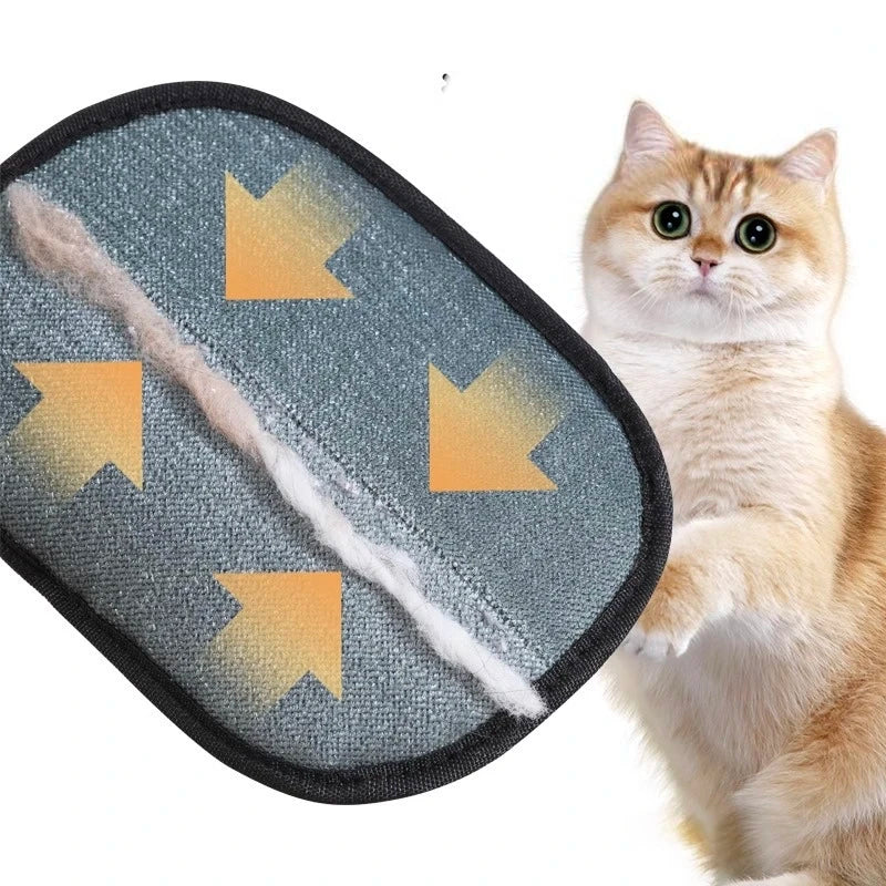 Reusable Electrostatic Pet Hair Removal Gloves Furniture & Car Hair Eraser