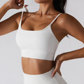 Custom Logo Plus Size Running Sexy Plus Size Bra Seamless Yoga Sets Cross Backless Sports Bra for Women