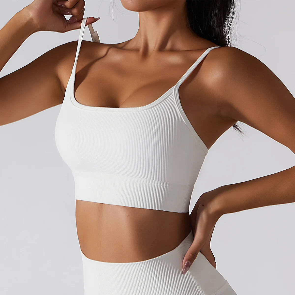 Custom Logo Plus Size Running Sexy Plus Size Bra Seamless Yoga Sets Cross Backless Sports Bra for Women