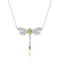 Dragonfly Jewelry Gifts S925 Sterling Silver Dragonfly Pendant Necklace for Women