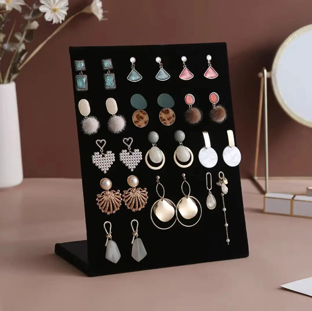 DOC Factory Wholesale Earrings Display Stand Velvet Earrings Holder Jewelry Rack Jewelry Display Stand
