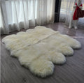 Sample Support Ivory Sheepskin Blanket Six Octo Pelt Homeware Use Rugs Carpet