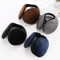 Unisex Winter Ear Muffs Solid Soft Plush Wraparound Earmuffs Comfortable Ear Protector Warmer