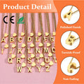 Custom Jewelry Accessories 304 Stainless Steel Alphabet Necklace Wholesale Bulk Pendent Custom 26 English Letter Charm Necklace