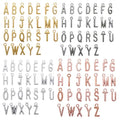 Alphabet A-Z Letters Charms Bronze Antique Silver Color Pendants Making DIY Handmade Tibetan Finding Jewelry S109