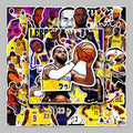 50PCS Factory Wholesale Creative Personality Sports Star Peripheral James Stickers Ji Luggage Ledger Scooter Headset Stickers