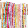 Wholesale KUOYU Small Size 2/3/4mm Other Shape Colored Natural Freshwater Shell Beads for Jewelry DIY Making Bracelet