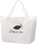 Ruthbag Women's Long-Handle Reusable Canvas Tote Bag Animal Prints Shoulder Strap Medium Size for School Office Picnics Travel