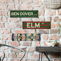 Putuo Decor 10x40cm Elm Street Vintage Metal Sign Stoner 420 Accessories Plaque for Grunge Room Goat Decor
