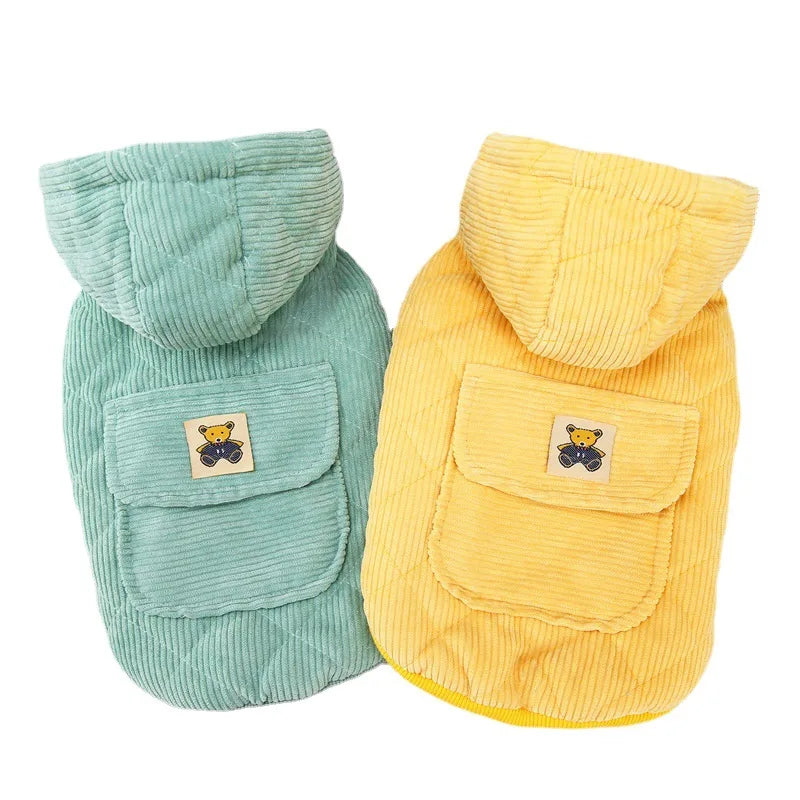 2024 New Winter Warm Padded Coat Cheap Designer Pet Dog Apparel Clothes