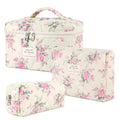 Qetesh Makeup Organizer Bag Quilted Makeup Bag With Zipper Wholesale Cotton Custom Cosmetic Bag