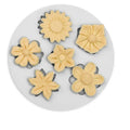 YS Factory Made Daisy Wild Chrysanthemum Shape Mold Chocolate Silicone Kitchen Baking Fondant Cake DIY Decorating Candle Tools