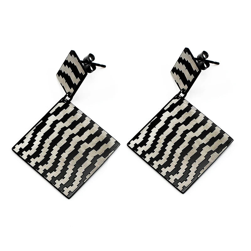 2025 Trendy Personalized Vintage Charm Simple Geometric Shaped Accessories Present Earrings