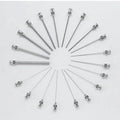 50mm Flat Head Stainless Steel Dispensing Injection Needle Industrial Laboratory Perfume Collection Needle Dispensing Gun