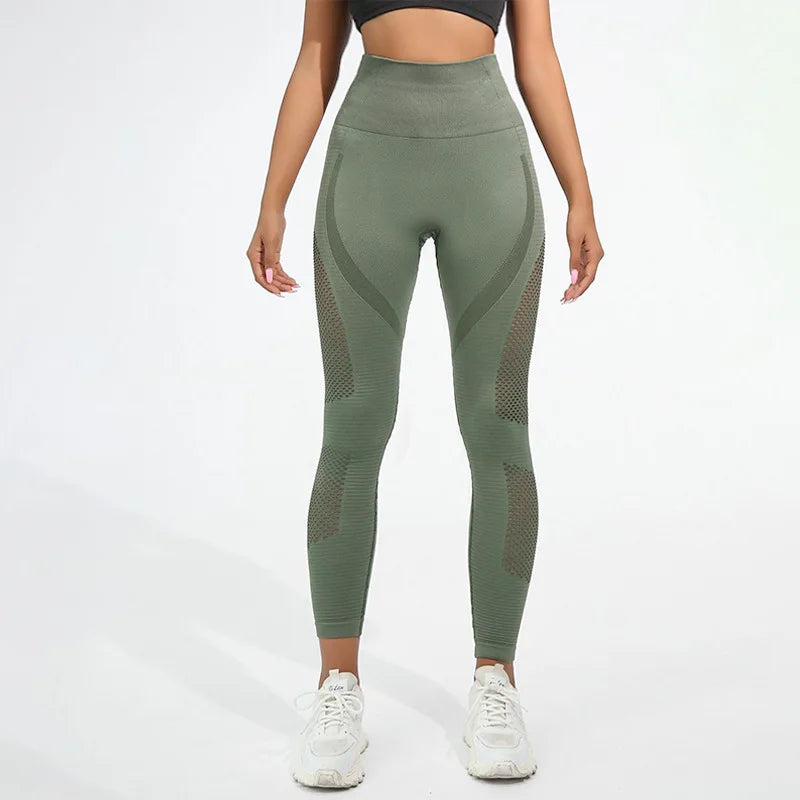 FLW Seamless Workout Leggins Women High Waist Butt Lifting Sport Pants Fitness Leggings
