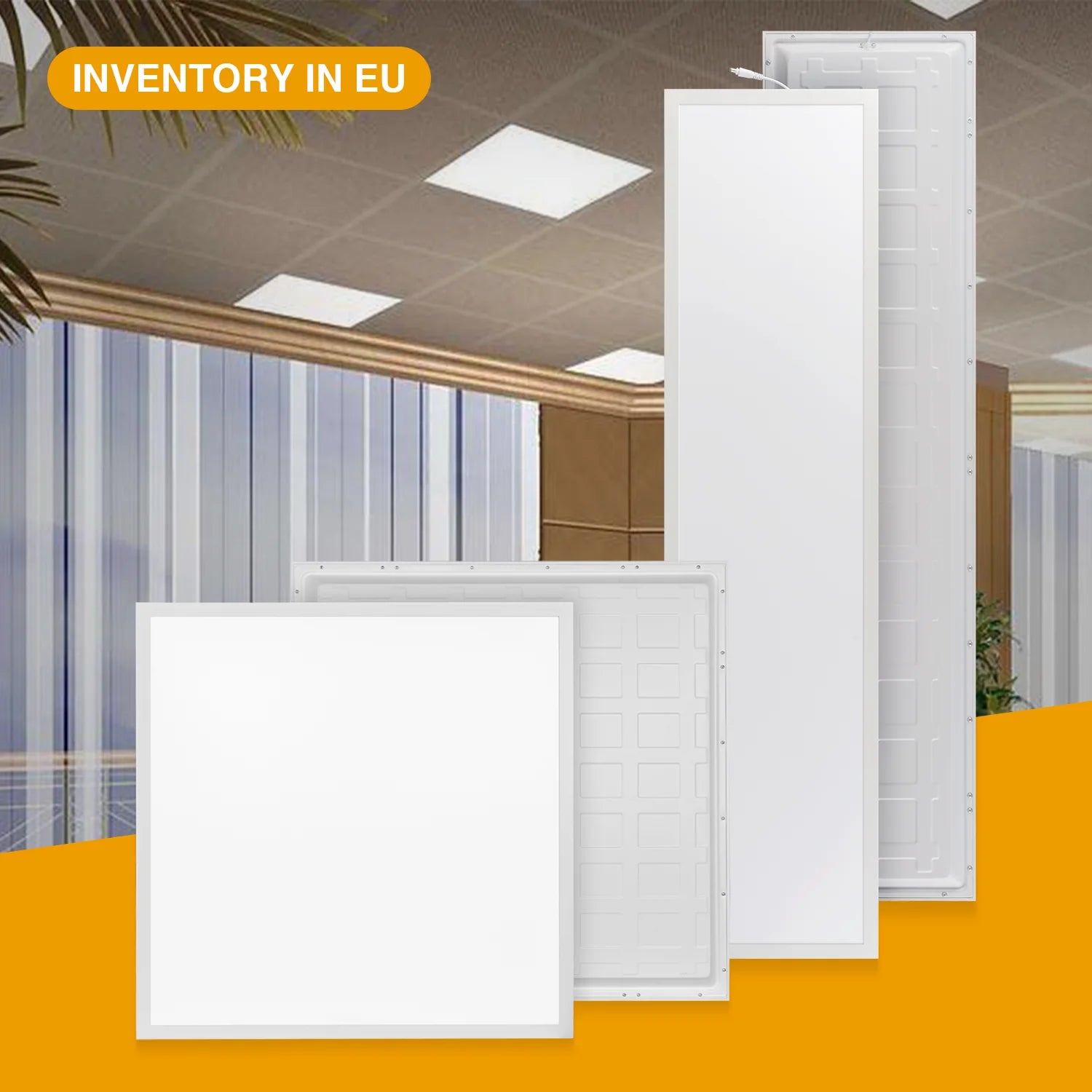 Warehouse in Germany Fast Delivery 6262 120lm/w Indoor Commercial Led Panel Light