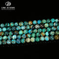 JD 4mm 6mm 8mm 10mm Blue Color Natural Azurite Beads Wholesale and Retail Round Loose Beadsfor DIY Jewelry