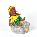 WOWO TECH Jamaican Style Small Size Resin Ashtray Classic Design Creative Character Shape Smoking Accessories