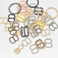 Hooks 8 Sliders Buckle O Rings G Buckle Swimwear Alloy Metal Underwear Adjustment Buckle