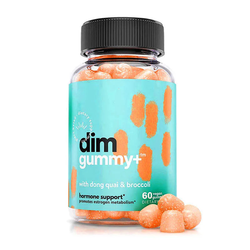 Menopause Relief Supplement DIM Gummies with Dong Quai & Broccoli Extract Acne Gummies