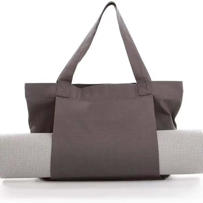 Adjustable Outdoor Camping Sports Fitness Tote Bag Custom Logo Portable Waterproof Canvas Zipper Breathable for Yoga Mat Travel