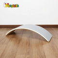 Customized Wobble Fitness Beam Kids Curvy Wooden Balance Board with Eco-Friendly Paint Colorful for Body Training W01F057
