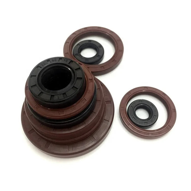 Custom Professional Double Lips Silicone Oil Seal NBR 20*30*10 TC SC Shore 30-100 Hardness -50C-150C Black Brown Red Colors