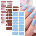 OEM/ODM Summer Nail Art Wraps 2D Plastic Self-Adhesive Tips Stencil Design Sticker for Girls