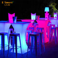 Outdoor Round Party Cocktail Night Club Furniture Led bar Tables Modern Night Club Furniture Led Light bar Table