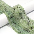 Natural Prehnite Optimized Loose Beads Different Size Choice 4/6/8/10mm Handmade Semi-finished for DIY Women Men Jewelry Making