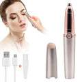 USB Rechargeable Electric Eyebrows Remover Trimmer Pen Painless Shaver Razor with Plastic Material