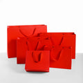 Wholesale Spot Red Paper Bag Wedding Party Gift Paper Packaging Bag Various Sizes Shopping Bags Printed You Own Logo
