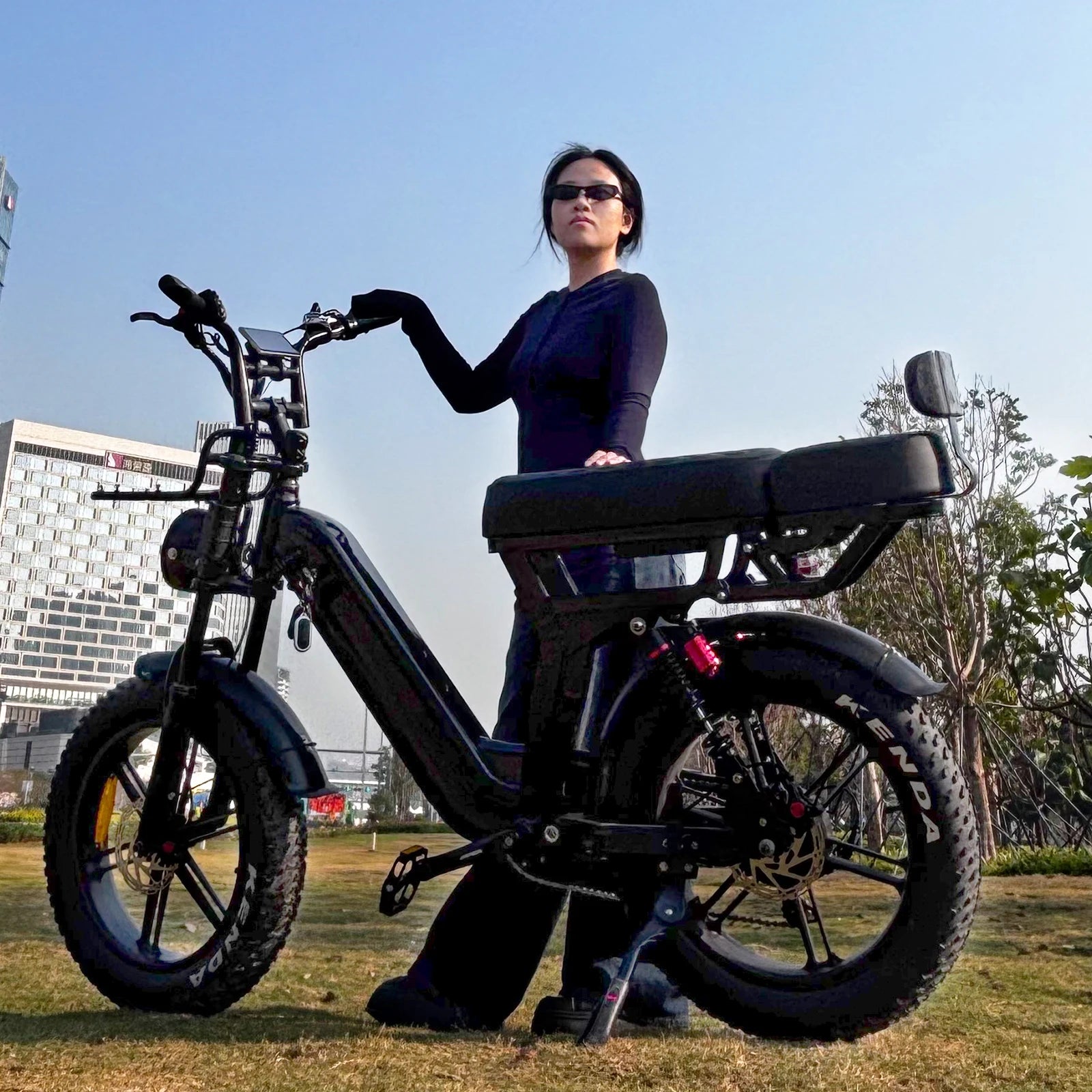 Fatbike VOMO X70 25kmh Alarm Elektrische Fiets German Warehouse Bike 250W Long Range Electric City Fat Tire Lady Ebike