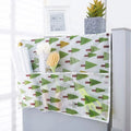 Simple Transparent Waterproof Cover Creative Fashion Cover Towel Storage Bag Open Door Refrigerator Dust Cover Hanging Bag
