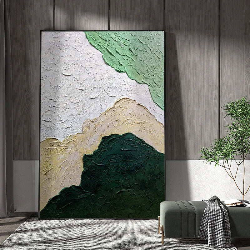 Home Decor Hotel Living Room Wall Art Decor Handmade LandscapeTextured Canvas Wall Art Oil Painting