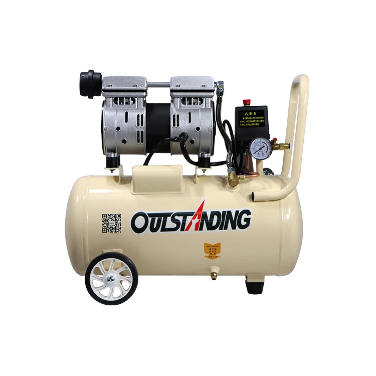 Kuli Silent Oil-Free Small 220v Pump Dental Woodworking Repair Paint Air Compressor Universal Tool Kit Set Machine
