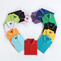 AI-MICH Promotional Full Floral Stretch Sports Knit Print Logo T Shirt Short Sleeve Polo T -Shirt